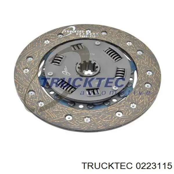 Compre 0223115 Trucktec Disco de embraiagem