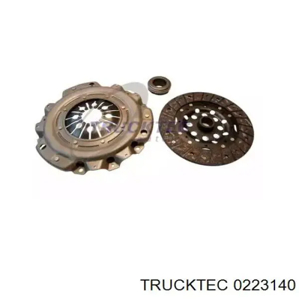 0223140 Trucktec Kit de embraiagem (3 peças)