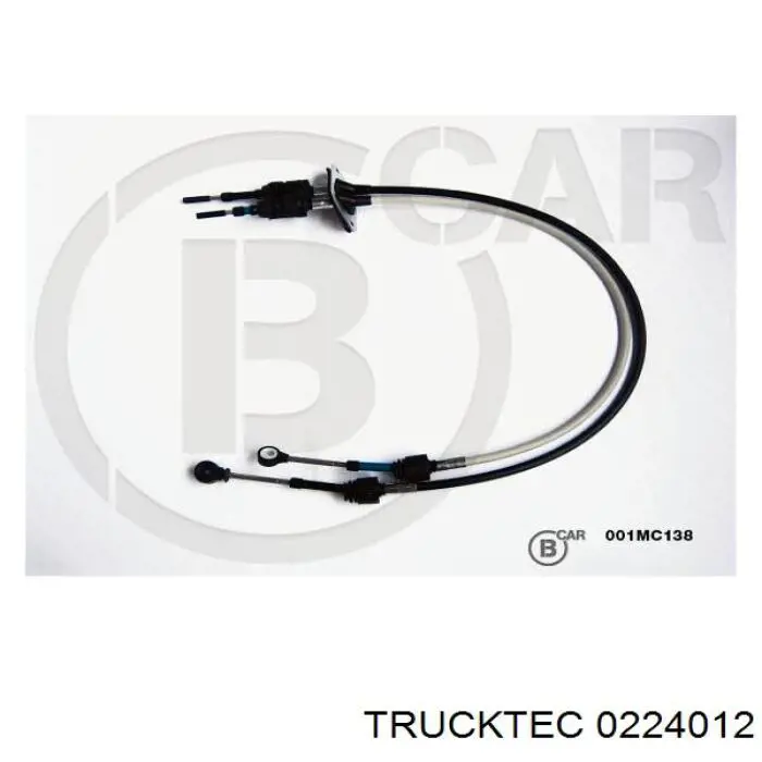 Cabo de mudança duplo Trucktec 0224012 preço, a partir de 89,83 USD