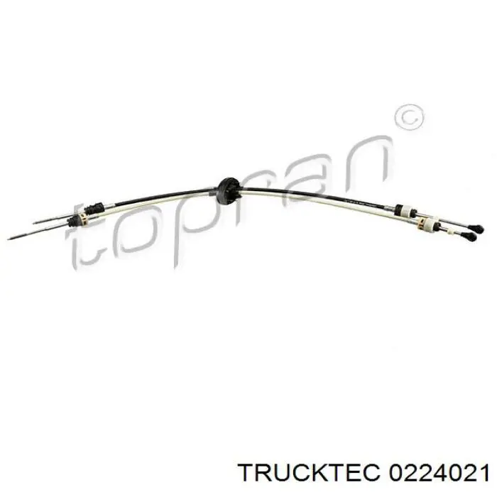 0224021 Trucktec Cabo de mudança duplo