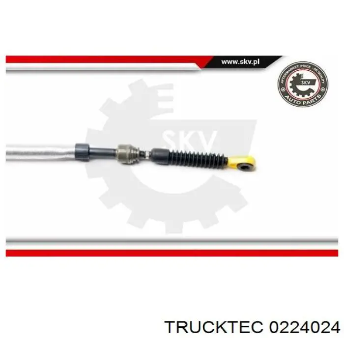 0224024 Trucktec Cabo de mudança (de seleção de velocidade)