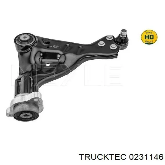 Braço oscilante inferior esquerdo de suspensão dianteira Trucktec 0231146 preço, a partir de 127,69 USD