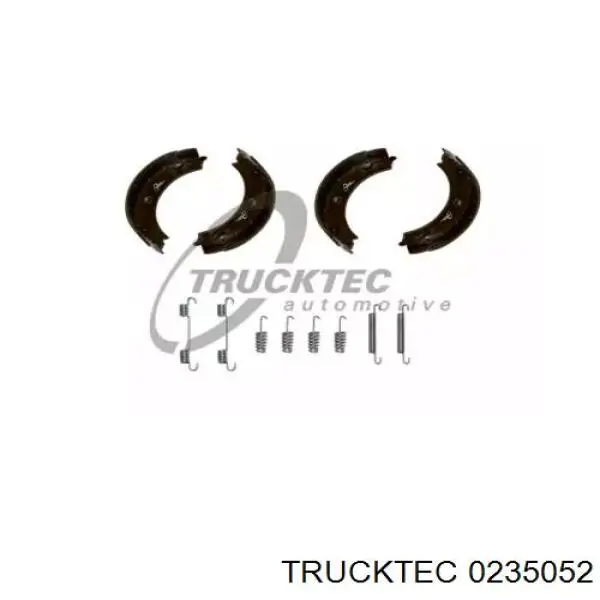 Sapatas do freio de estacionamento Trucktec 0235052 preço, a partir de 43,04 USD