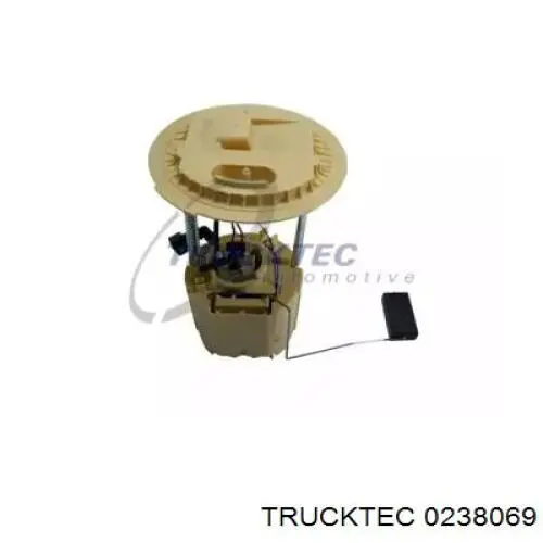 0238069 Trucktec Módulo de bomba de combustível com sensor do nível de combustível