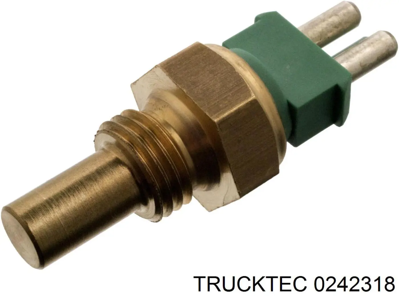 0242318 Trucktec Sensor de temperatura do fluido de esfriamento