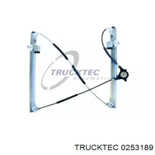 0253189 Trucktec Mecanismo de acionamento de vidro da porta dianteira esquerda
