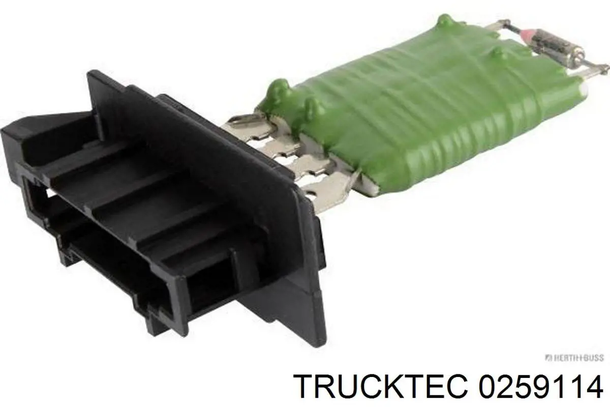 Compre 0259114 Trucktec Resistor (resistência) de ventilador de forno (de aquecedor de salão)
