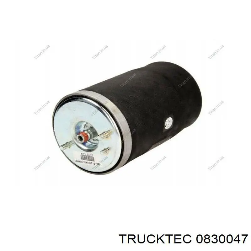 Coxim pneumático (suspensão de lâminas pneumática) do eixo traseiro Trucktec 0830047 preço, a partir de 183,26 USD
