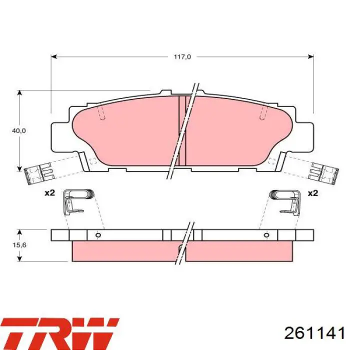 Válvula de escape TRW 261141 preço, a partir de 13,33 USD