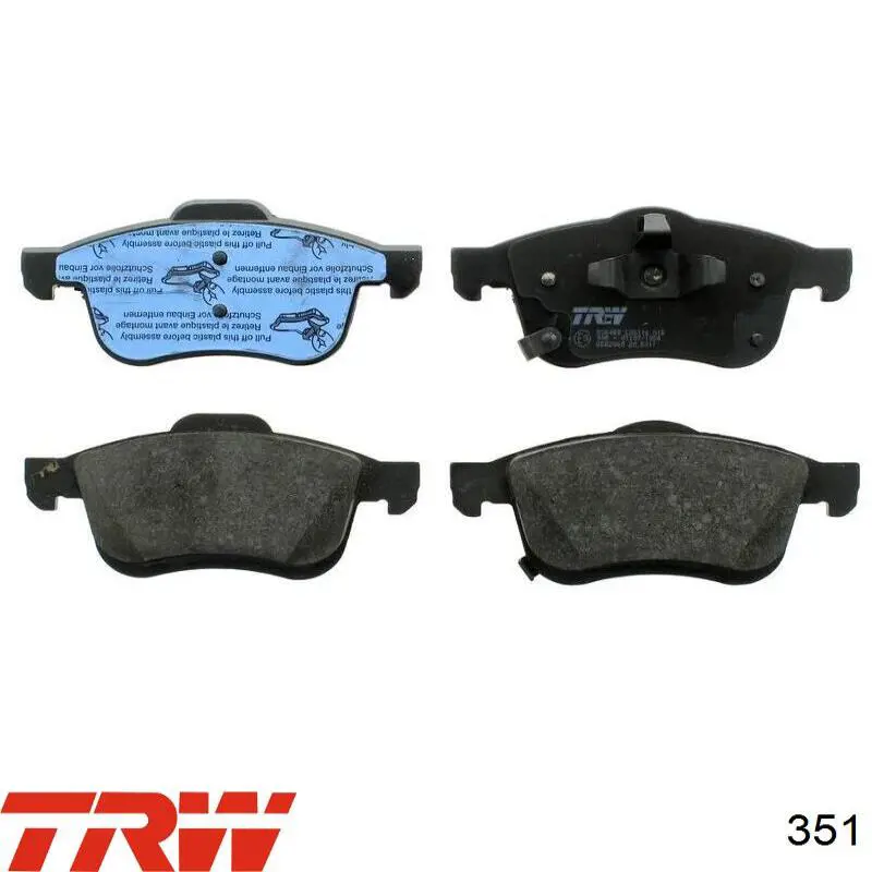 Kit de montagem das sapatas traseiras de tambor TRW 351 preço, a partir de 8,53 USD