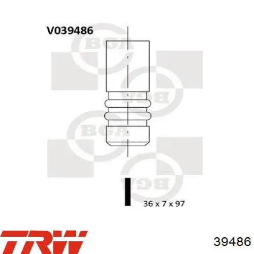 Compre 6087 Freccia Válvula de admissão