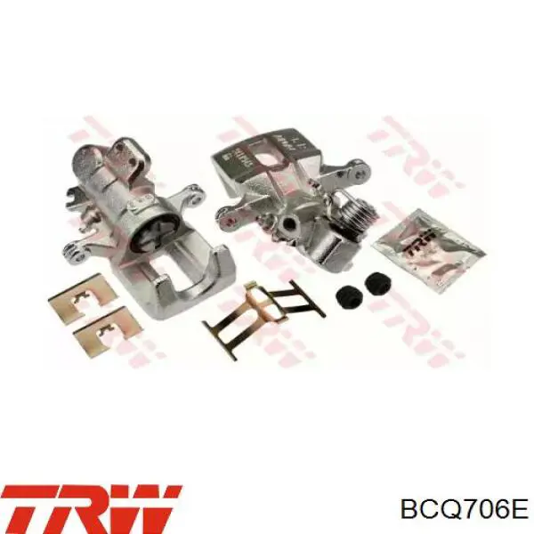 Compre BCQ706E TRW Suporte do freio traseiro direito