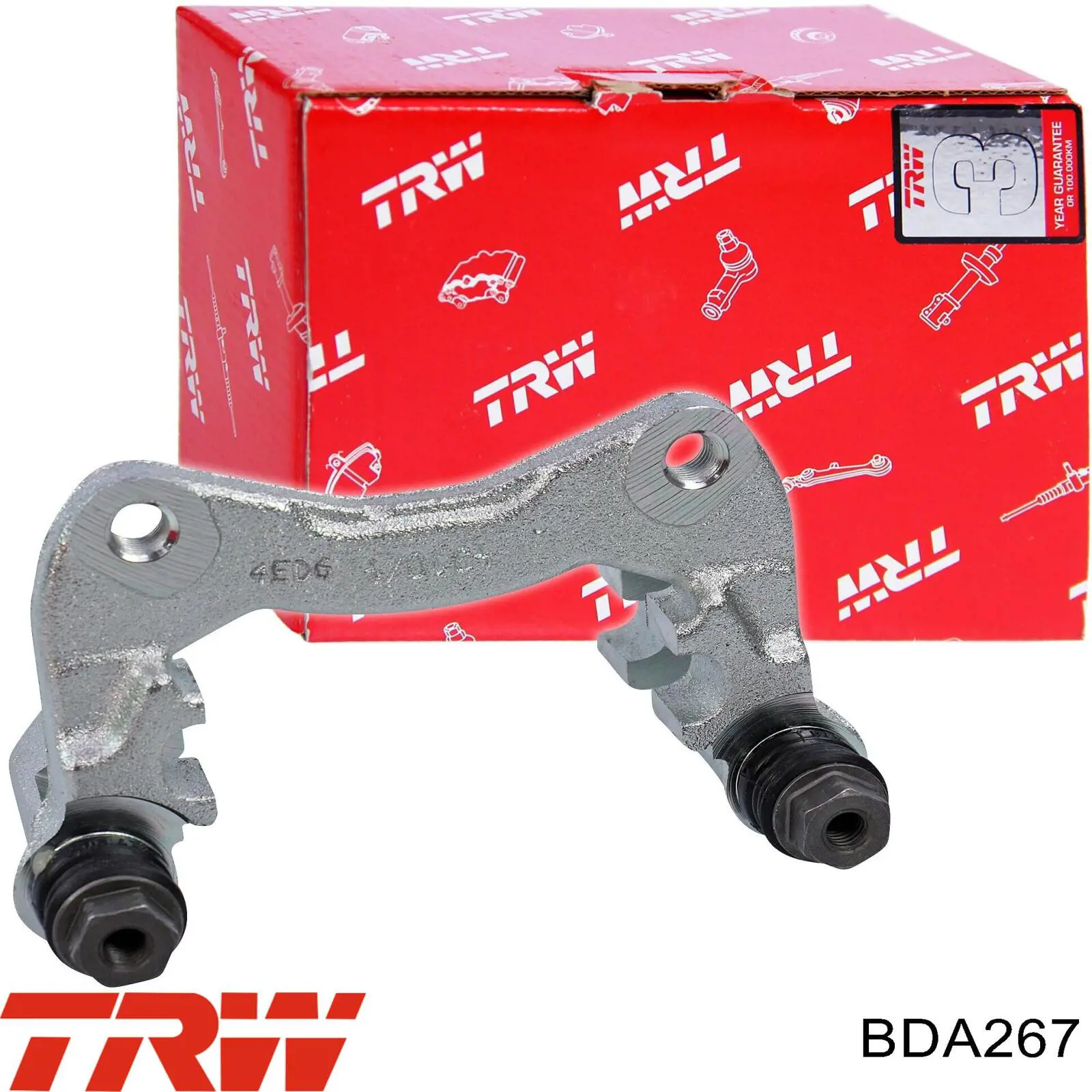 Compre BDA267 TRW Braçadeira do freio de suporte traseiro