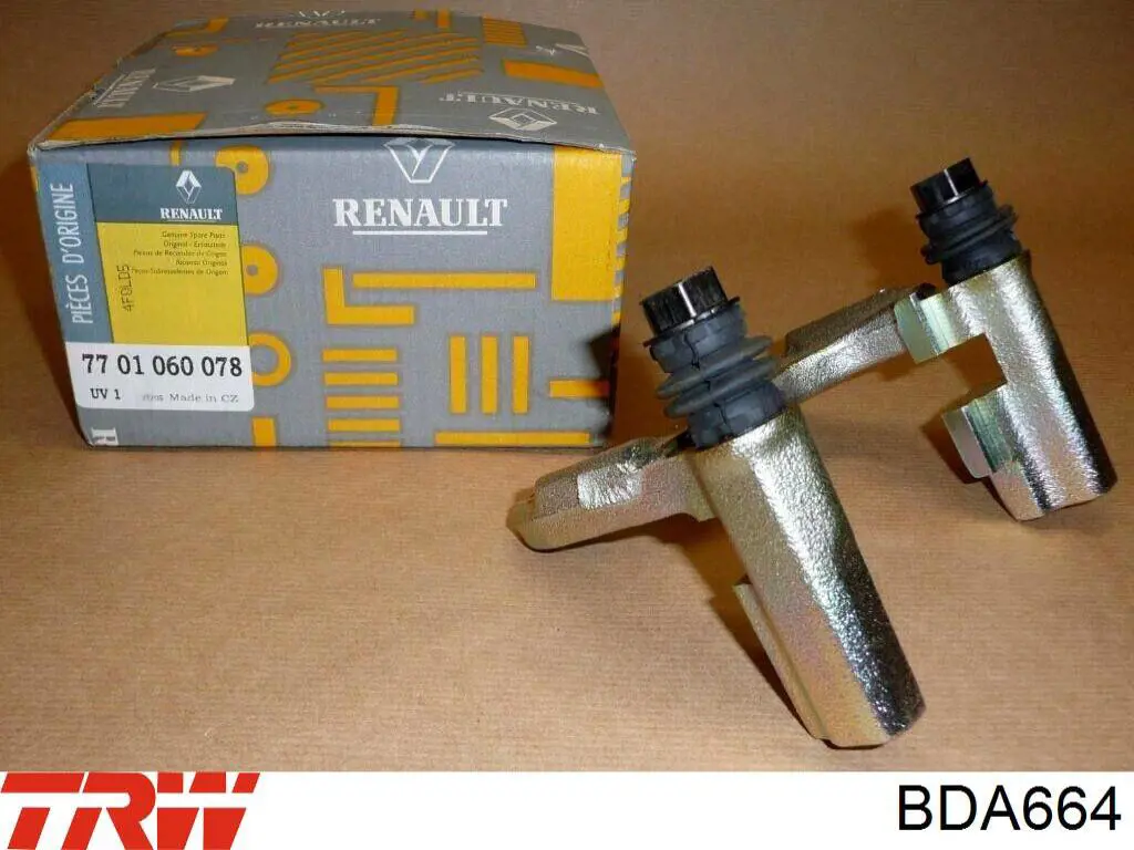 Compre 7701060078 Renault (RVI) Braçadeira do freio de suporte traseiro