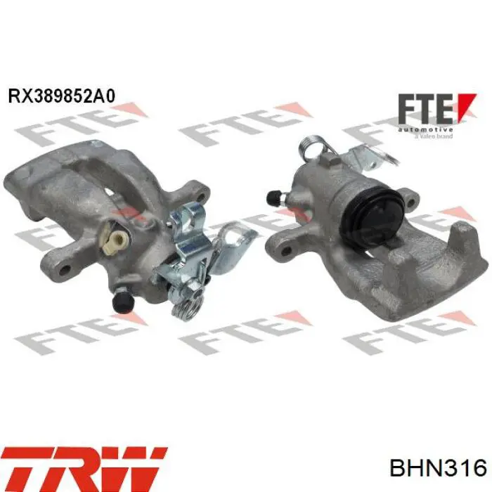 Compre BHN316 TRW Suporte do freio traseiro direito