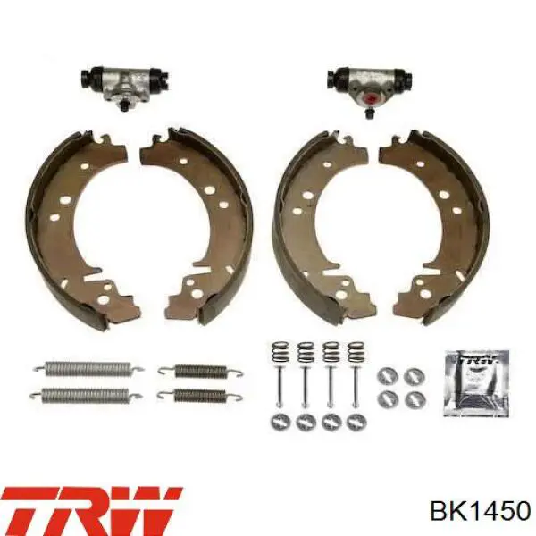 Compre H41001 Brembo Sapatas do freio traseiras de tambor, montadas com cilindros, kit
