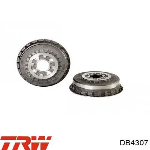Compre DB4307 TRW Tambor do freio traseiro