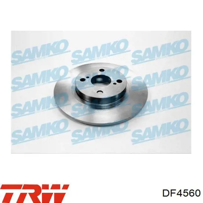 Compre DF4560 TRW Disco do freio traseiro