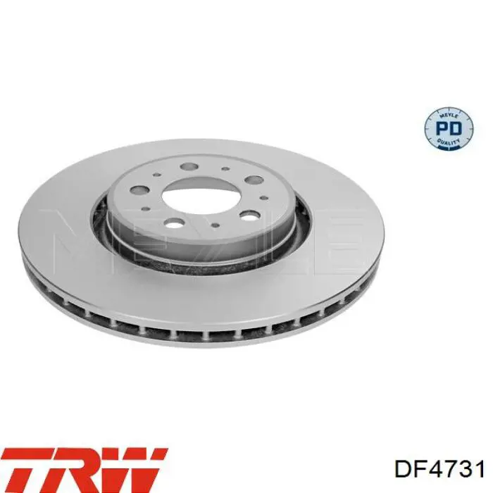 Compre DF4731 TRW Disco do freio dianteiro