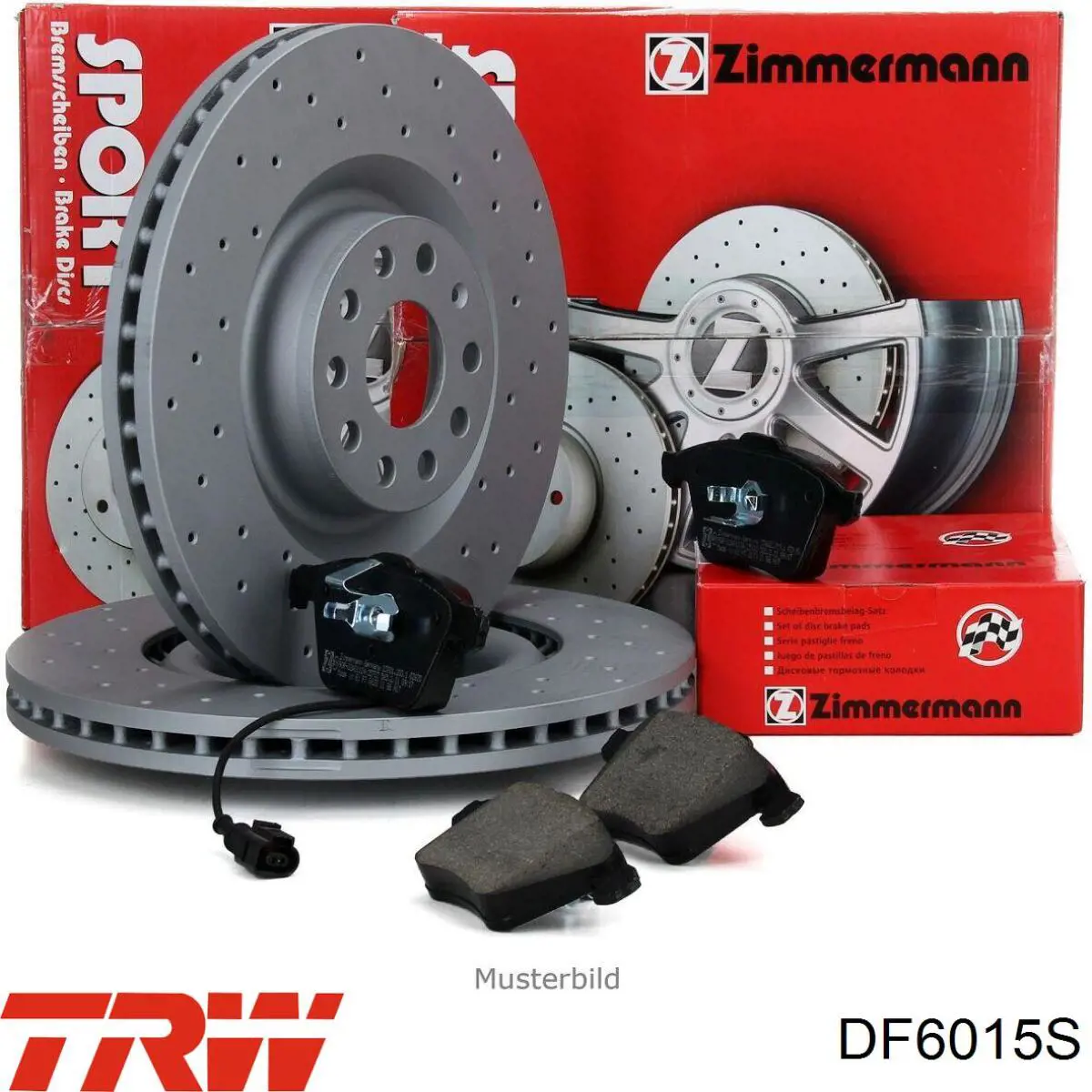 Compre DF6015S TRW Disco do freio dianteiro