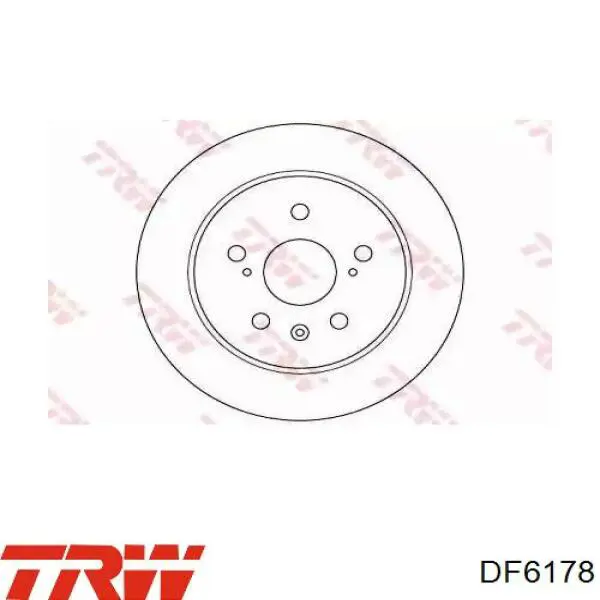 Disco do freio traseiro TRW DF6178 preço, a partir de 61,26 USD