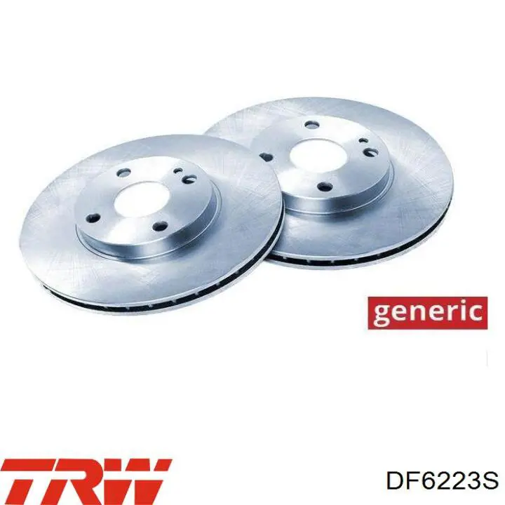 Disco do freio dianteiro TRW DF6223S preço, a partir de 70,10 USD