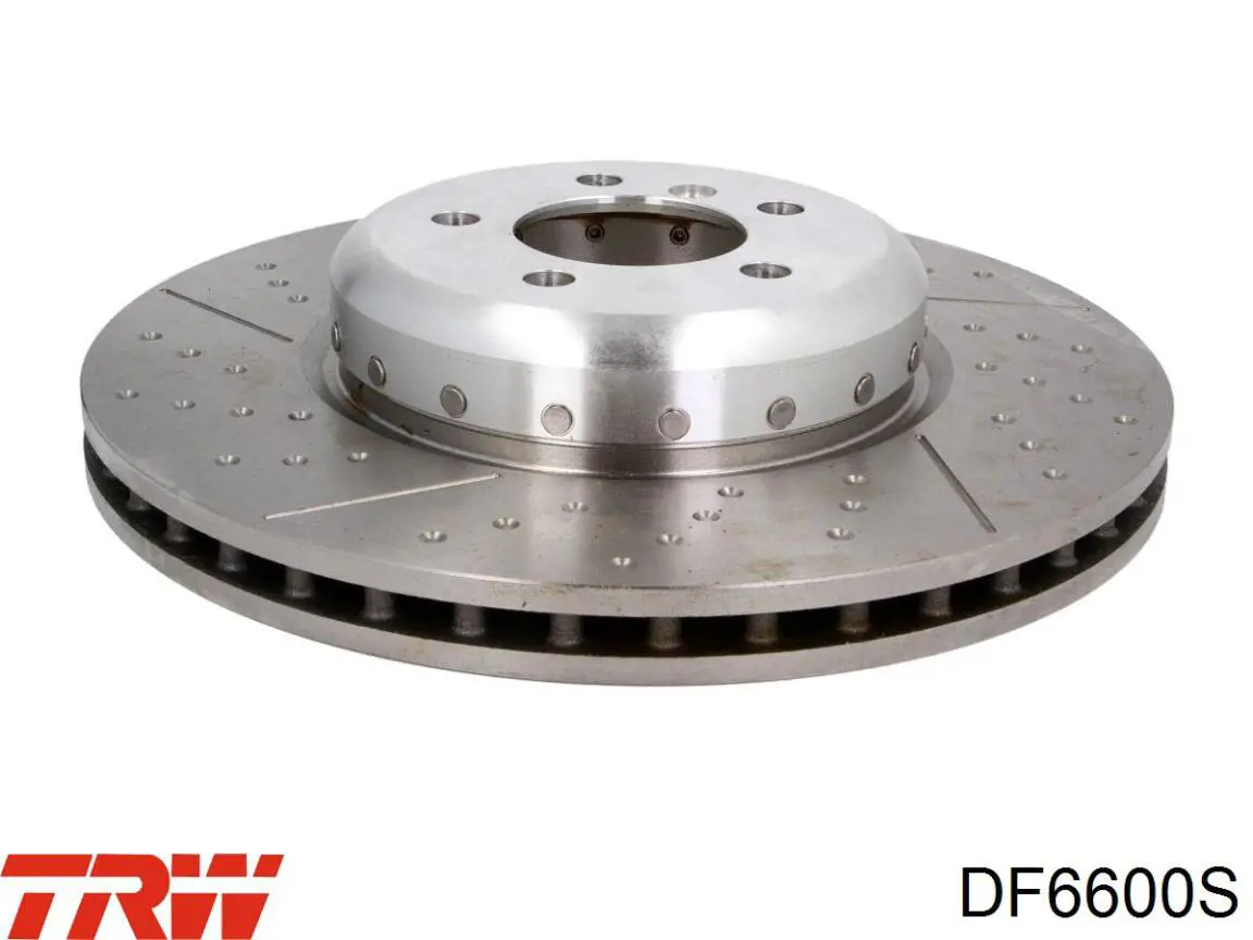 DF6600S TRW Disco do freio dianteiro