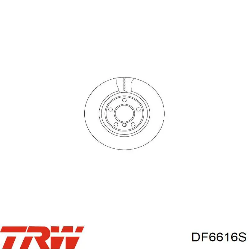 Disco do freio dianteiro TRW DF6616S preço, a partir de 118,85 USD