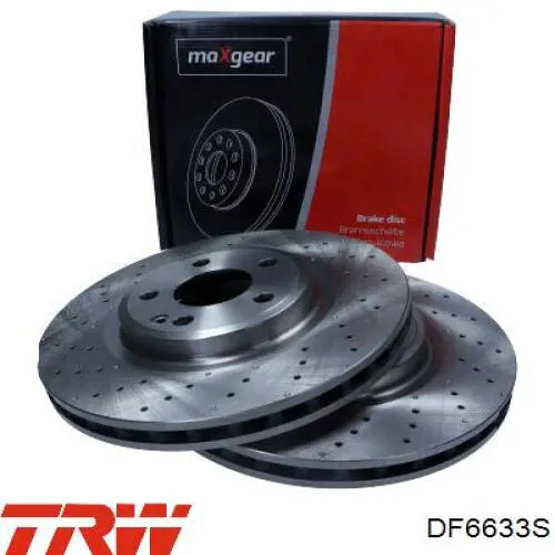 Compre DF6633S TRW Disco do freio dianteiro