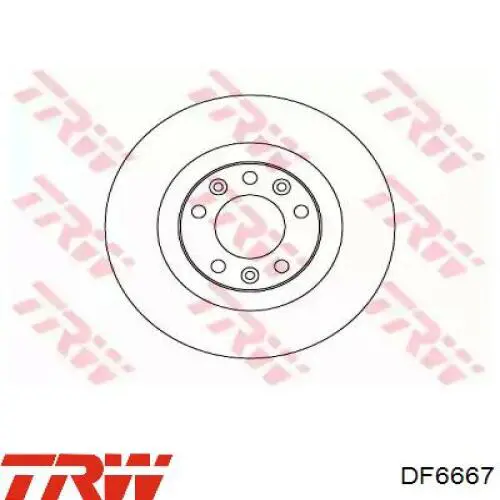 Disco do freio traseiro TRW DF6667 preço, a partir de 34,16 USD