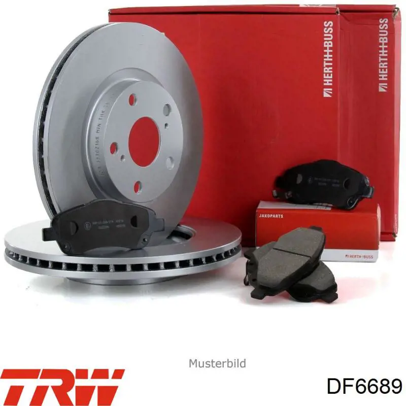 Compre DF6689 TRW Disco do freio dianteiro