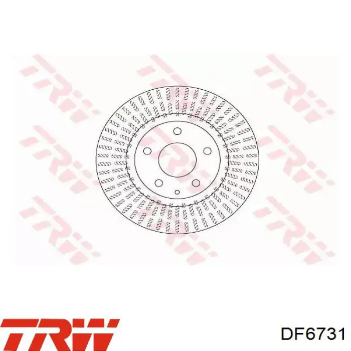 Disco do freio dianteiro TRW DF6731 preço, a partir de 50,03 USD