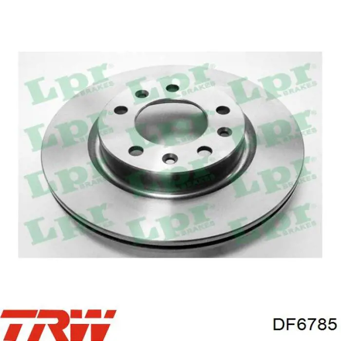 Compre DF6785 TRW Disco do freio dianteiro