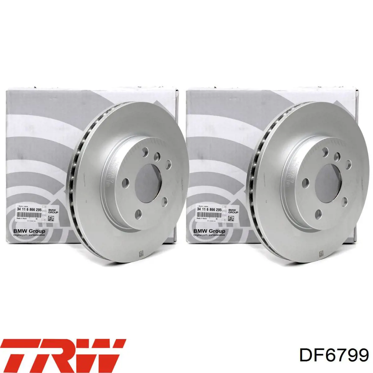 Compre DF6799 TRW Disco do freio dianteiro