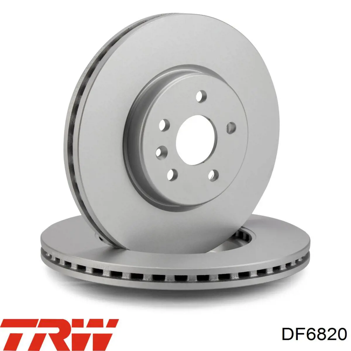 Compre DF6820 TRW Disco do freio dianteiro