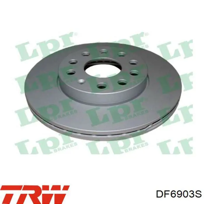 Disco do freio dianteiro TRW DF6903S preço, a partir de 43,65 USD
