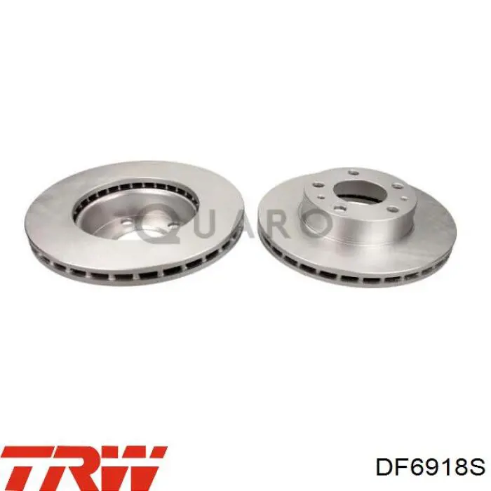 Compre DF6918S TRW Disco do freio dianteiro