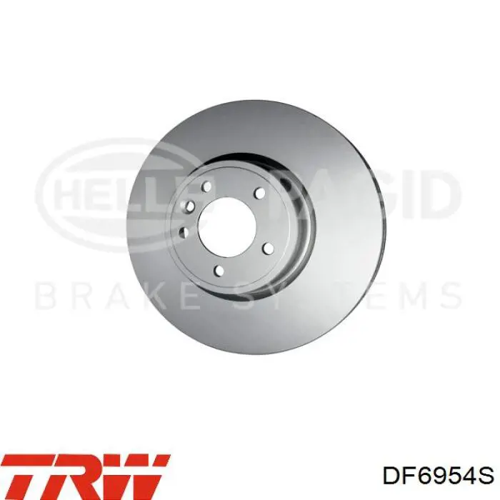 Compre DF6954S TRW Disco do freio dianteiro