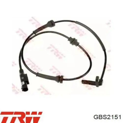 Sensor dianteiro de ABS 51816797 Fiat/Alfa/Lancia