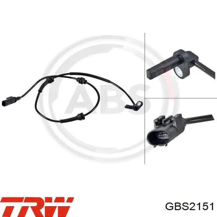 Compre 51816797 Fiat/Alfa/Lancia Sensor dianteiro de ABS