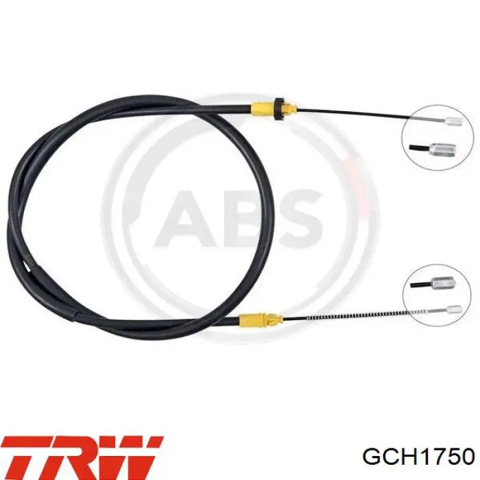 Cabo traseiro direito/esquerdo do freio de estacionamento TRW GCH1750 preço, a partir de 17,32 USD