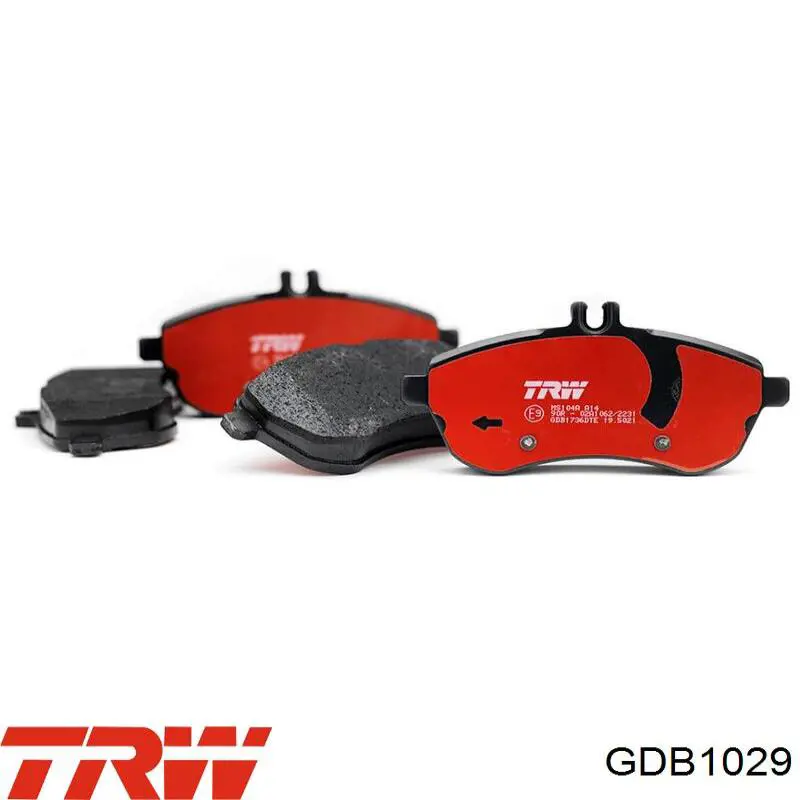 Sapatas do freio dianteiras de disco TRW GDB1029 preço, a partir de 28,41 USD