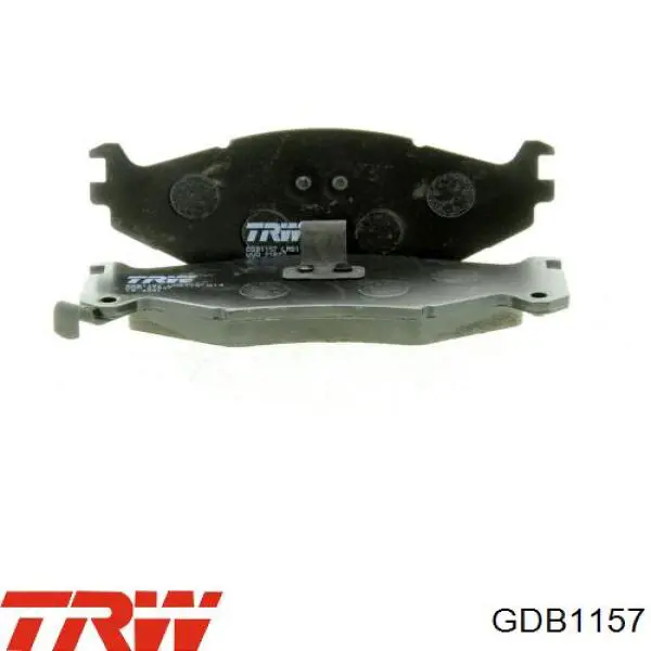 Sapatas do freio dianteiras de disco TRW GDB1157 preço, a partir de 42,19 USD