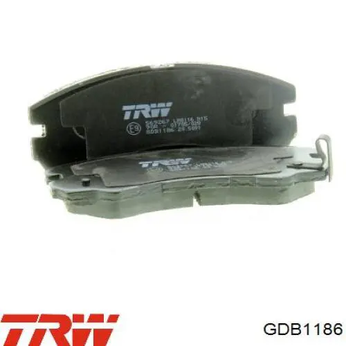 Compre GDB1186 TRW Sapatas do freio dianteiras de disco