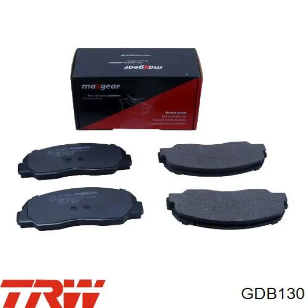 Compre GDB130 TRW Sapatas do freio dianteiras de disco