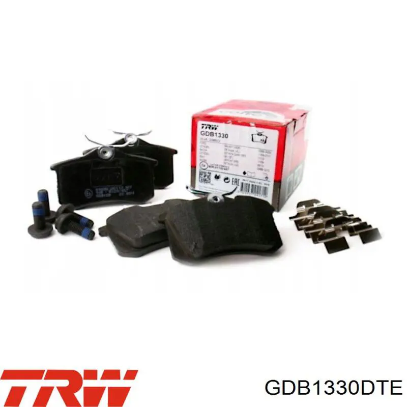 Compre GDB1330DTE TRW Sapatas do freio traseiras de disco