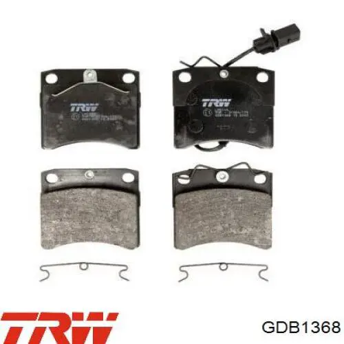 Compre GDB1368 TRW Sapatas do freio dianteiras de disco