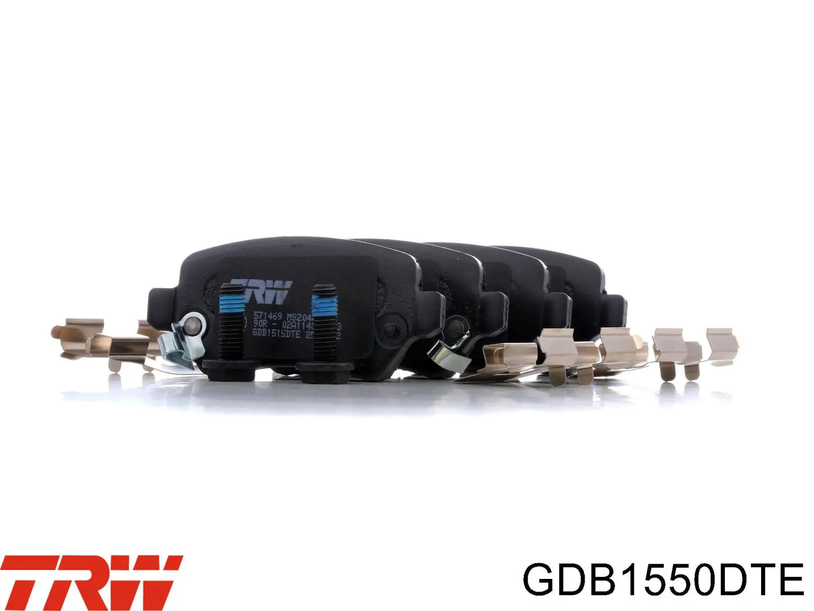 Compre GDB1550DTE TRW Sapatas do freio dianteiras de disco