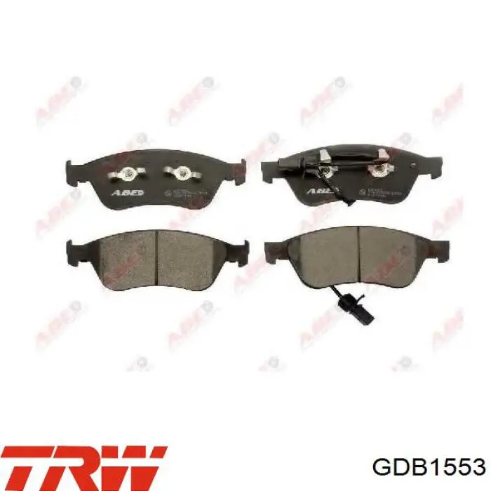Compre GDB1553 TRW Sapatas do freio dianteiras de disco