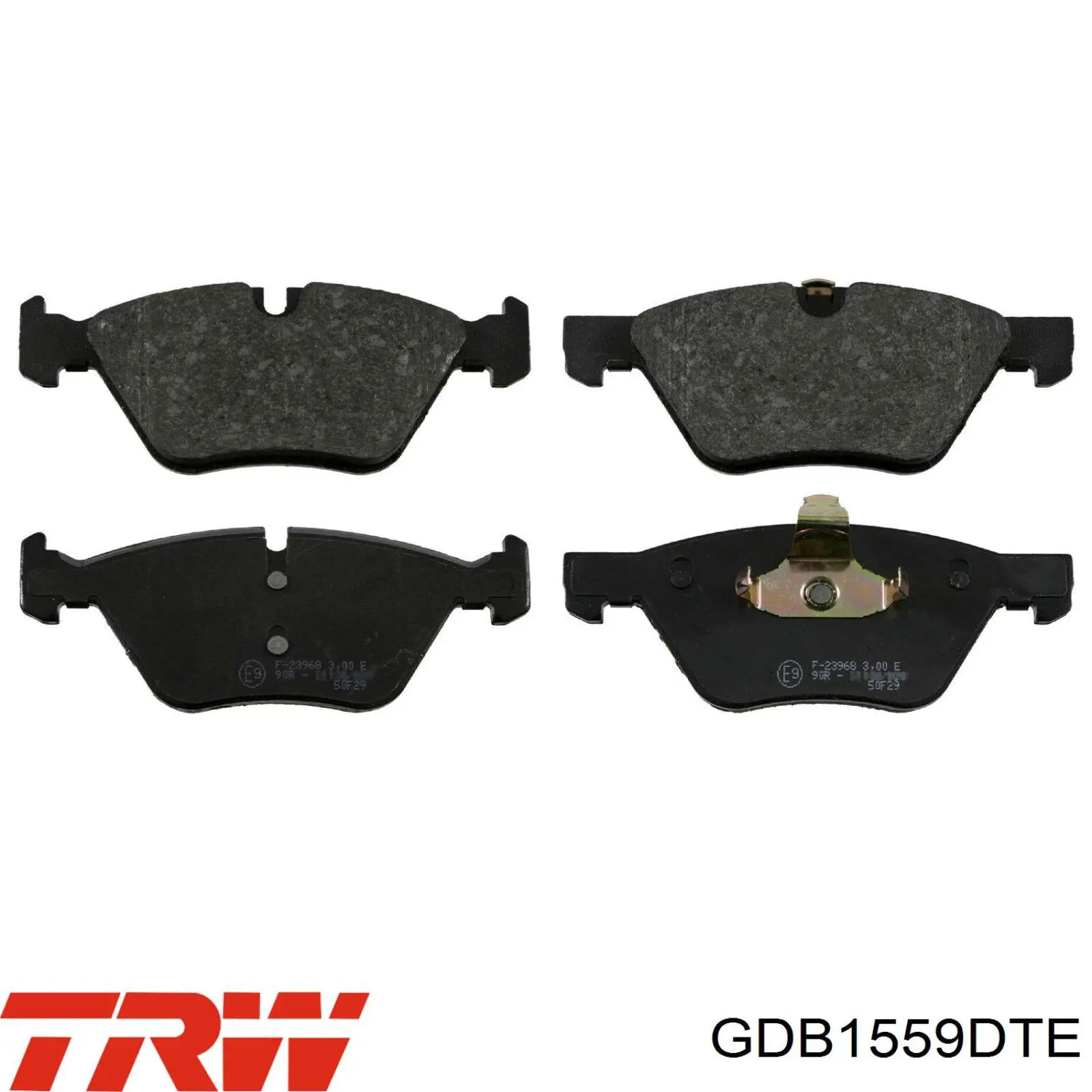 Compre GDB1559DTE TRW Sapatas do freio dianteiras de disco